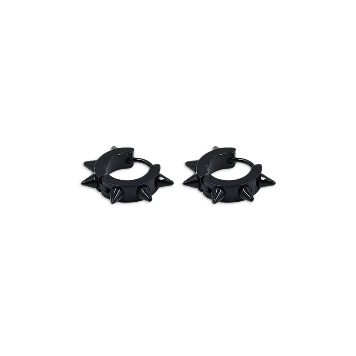 Set 3 Arracadas Lux Triad Silver, Gold & Black - Image 3